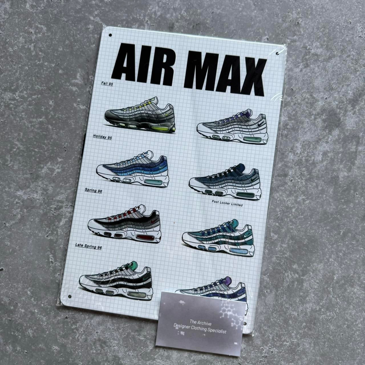 Nike Air Max 95 Display Metal Posters