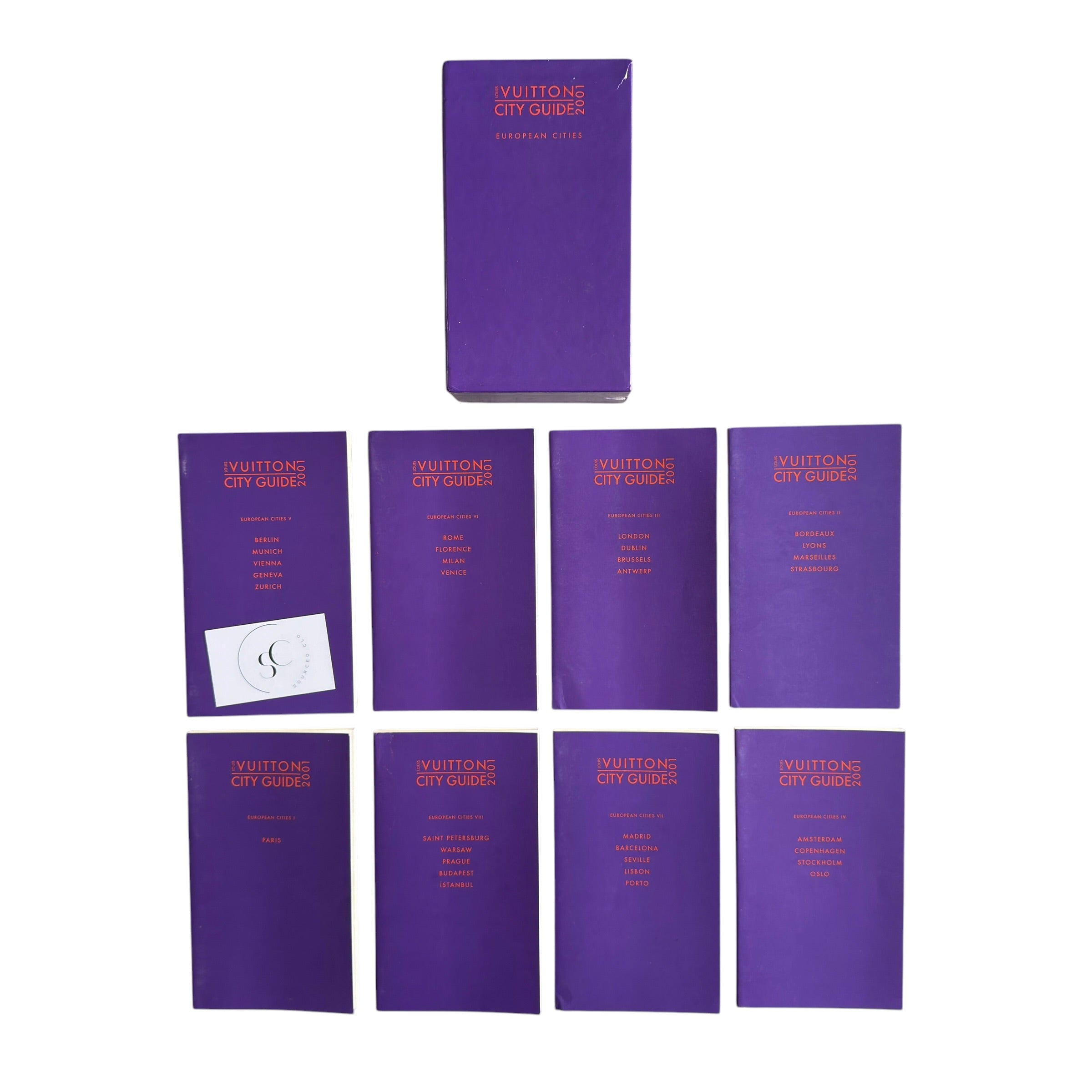 Louis Vuitton 2001 City Tour Bookset