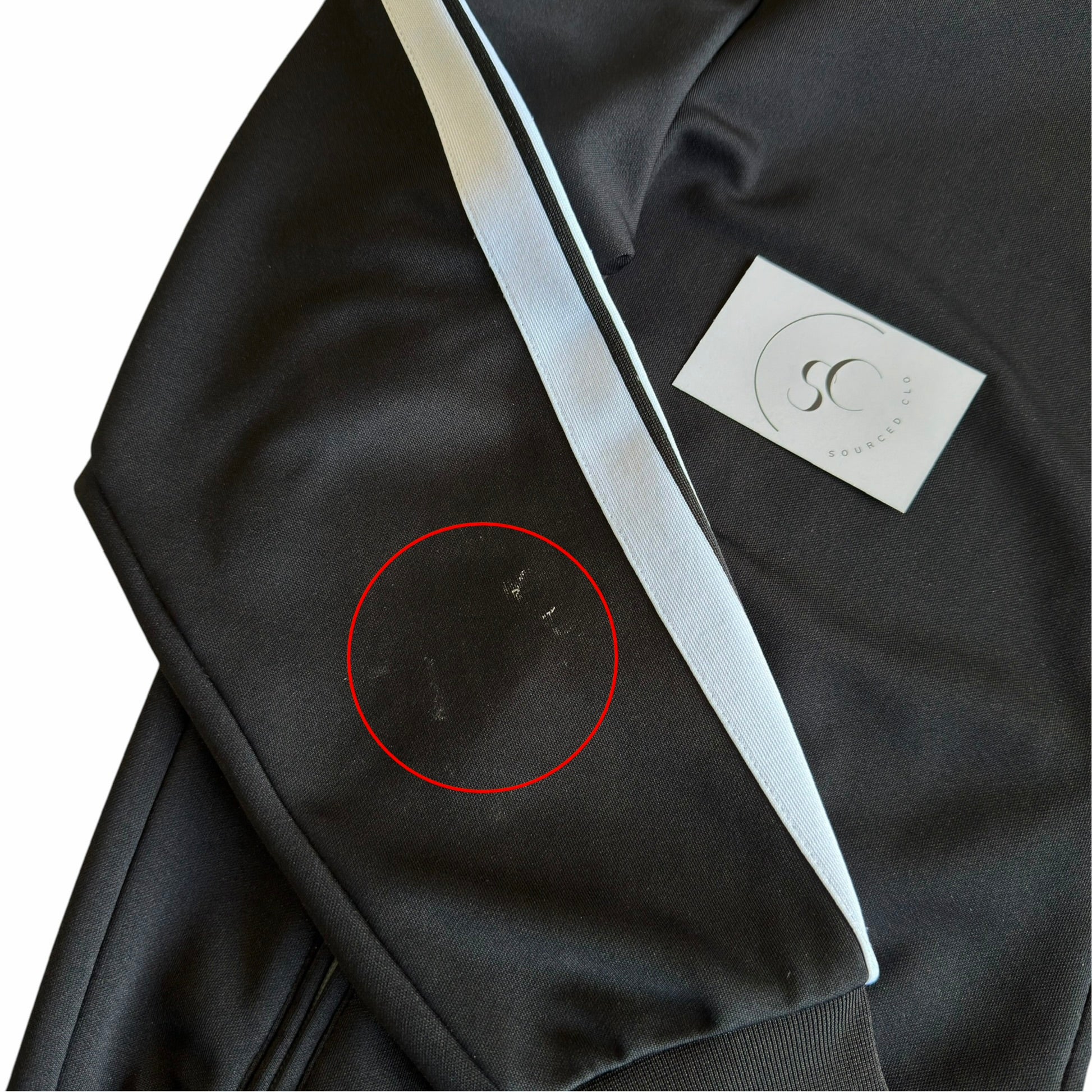 Palm Angels Black Zip Track Jacket