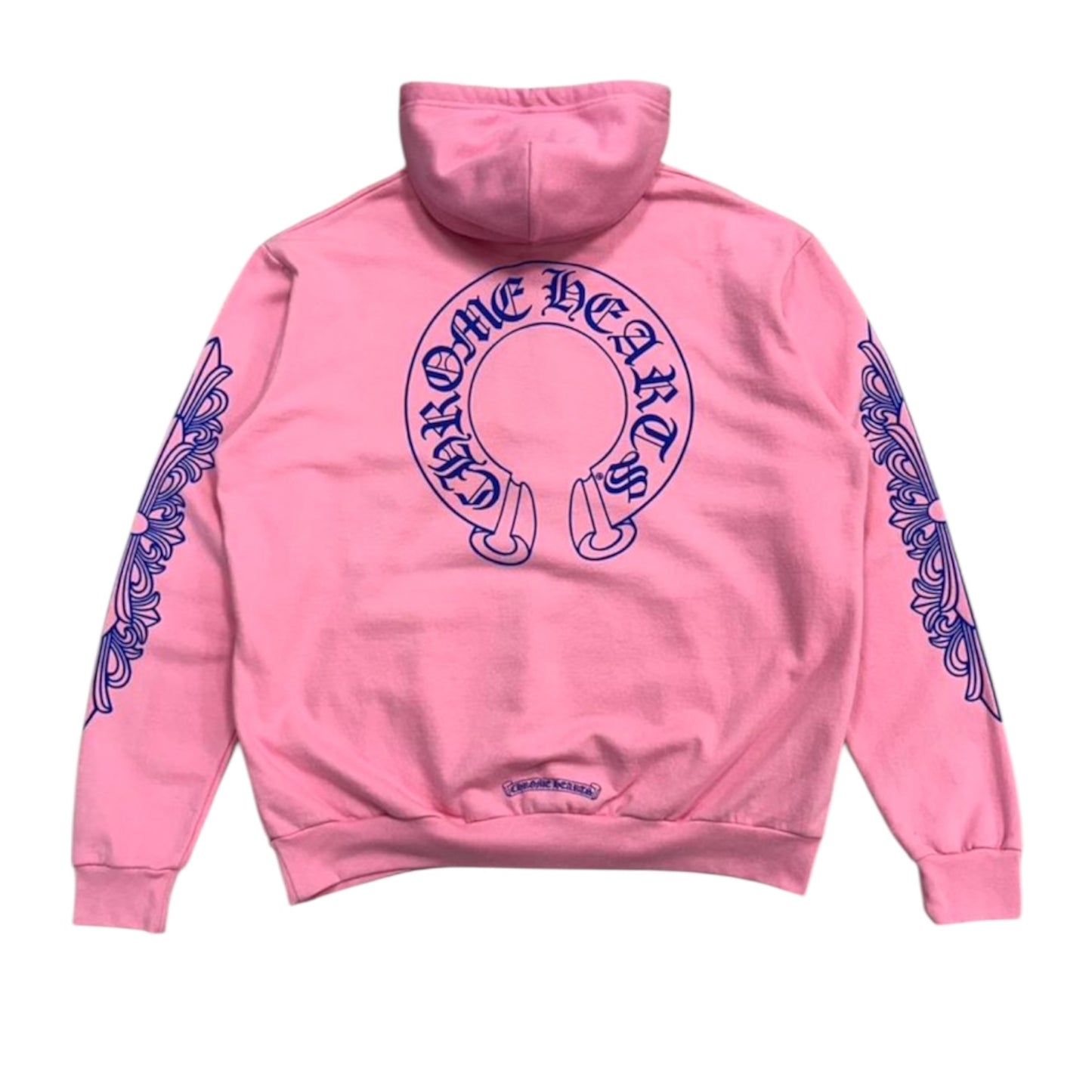 Chrome Hearts Pink Horseshoe Logo Hoodie