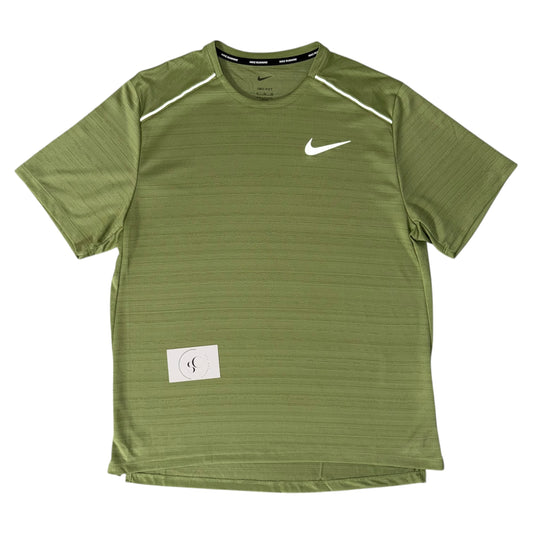 Nike Khaki Green 1.0 Miler T Shirt