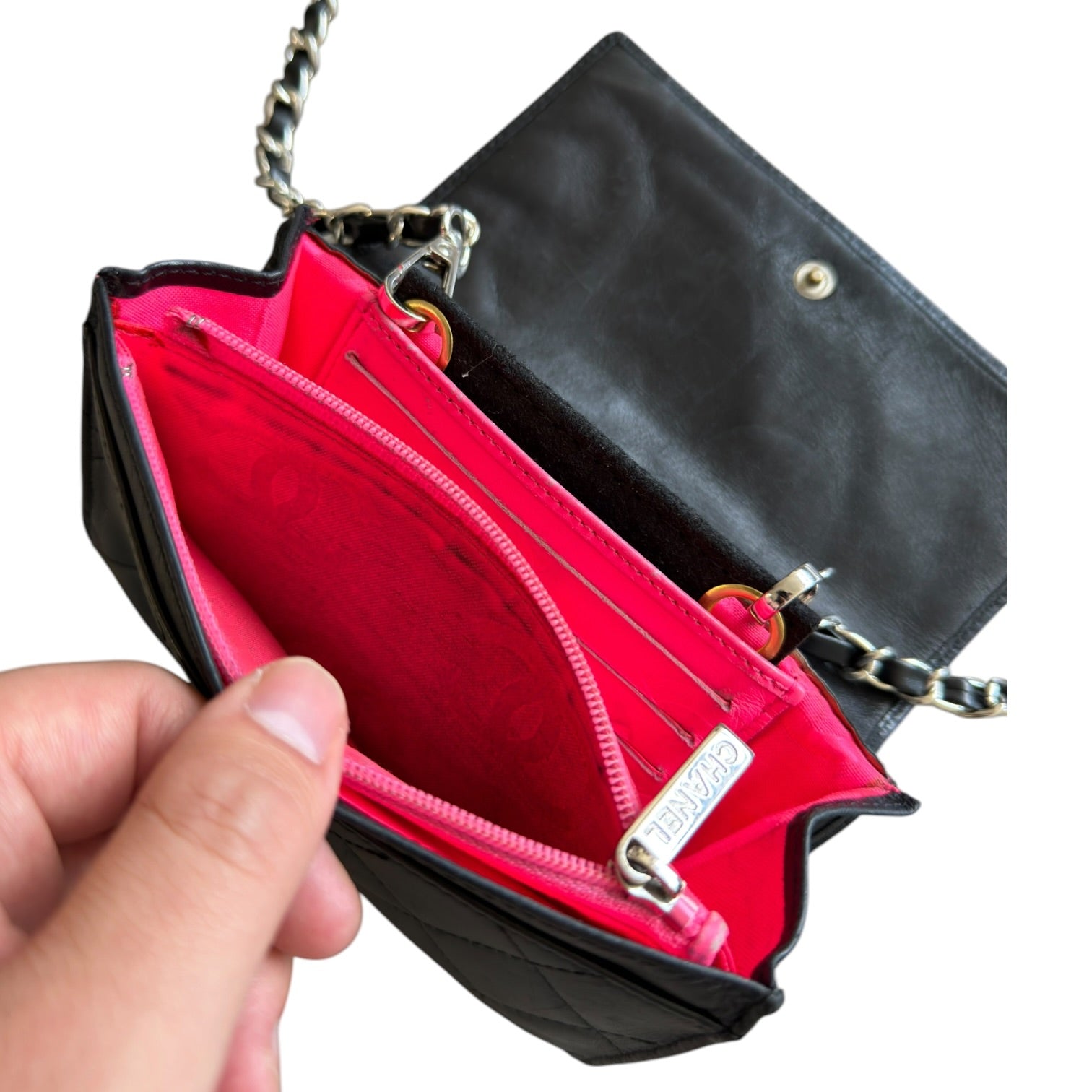 Chanel Black Cambon WOC Bag