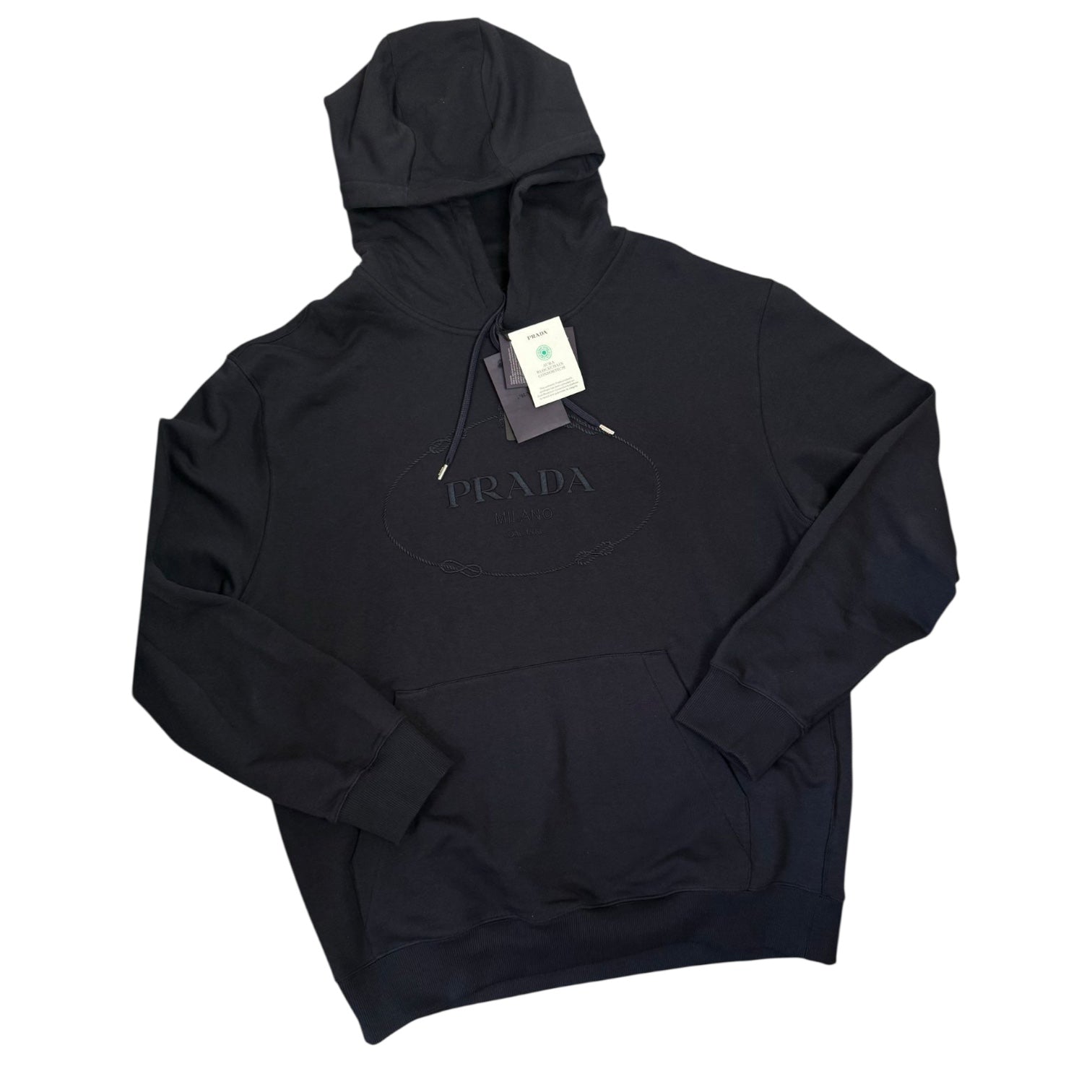 Prada Black Milano Hoodie