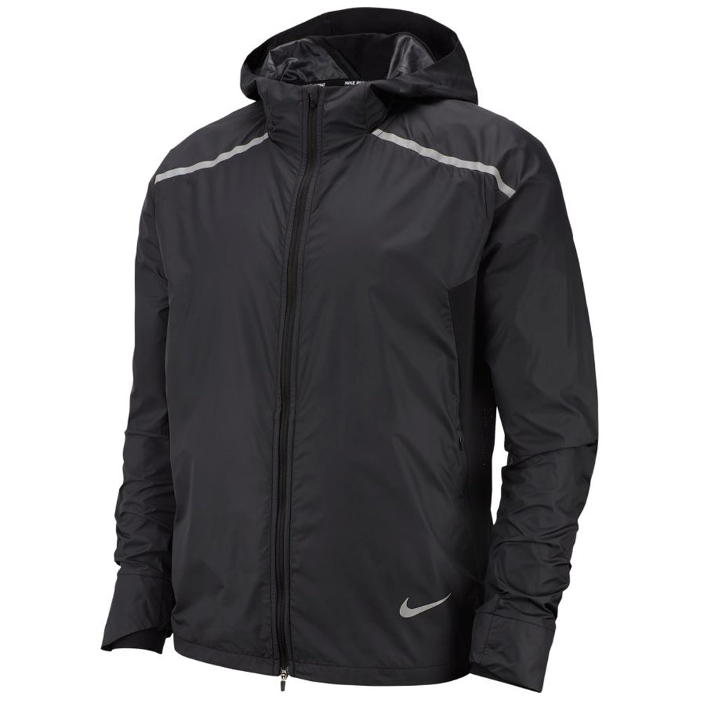 Nike Black Shield Running Windbreaker