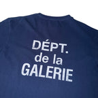 Gallery Dept Navy Cotton Souvenir French T Shirt