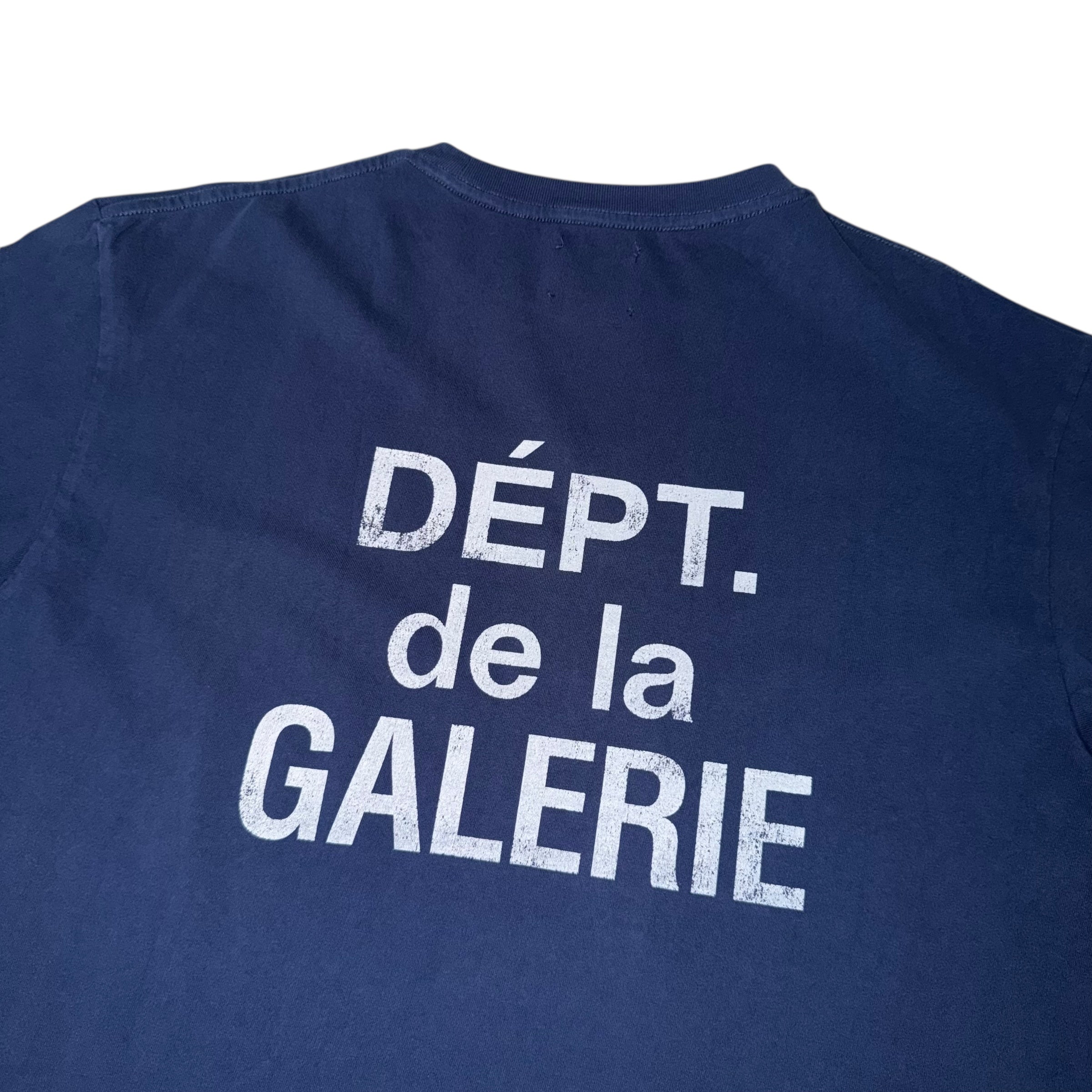 Gallery Dept Navy Cotton Souvenir French T Shirt