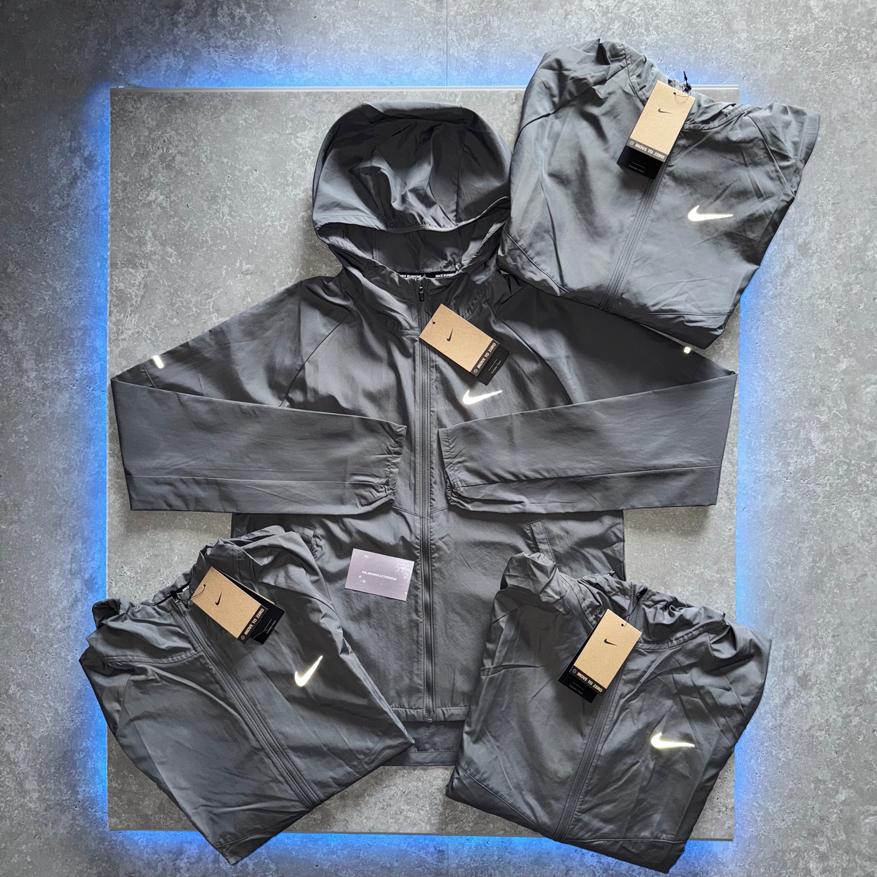 Nike Grey Repel Windbreaker