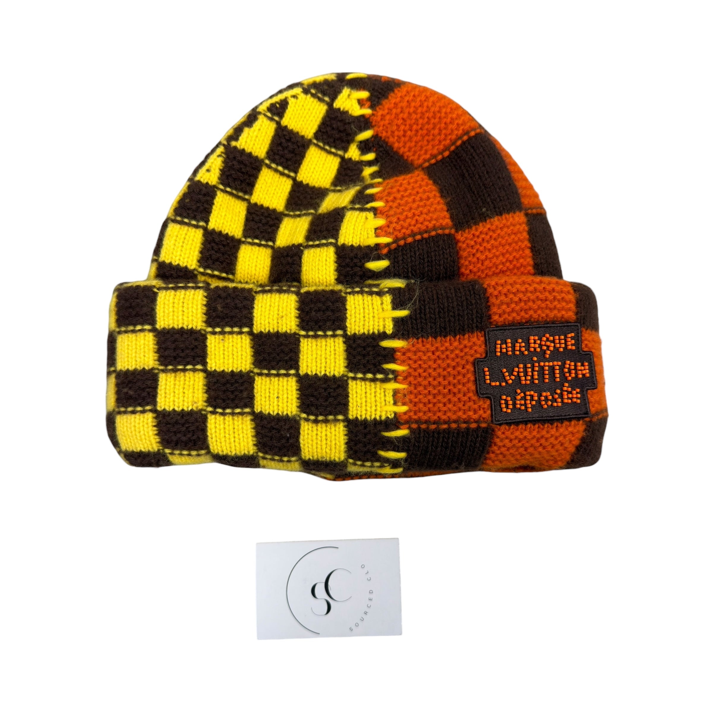 Louis Vuitton Pop Damier Knit Beanie (PRE ORDER)