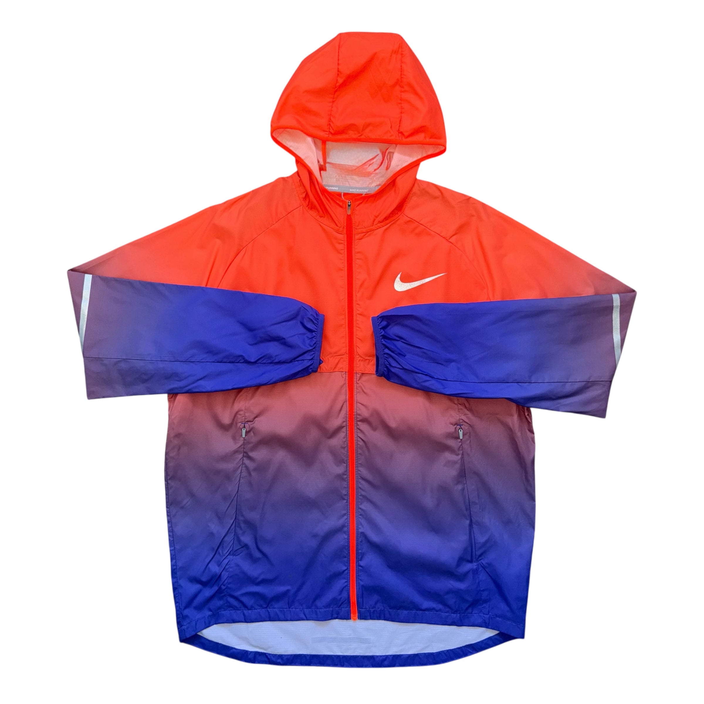 Nike Orange & Blue Gradient Windbreaker