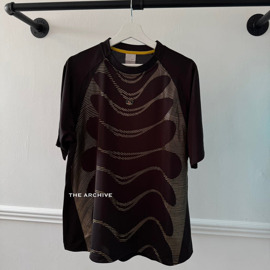 Y2K Nike TN Black Gold Pattern T Shirt