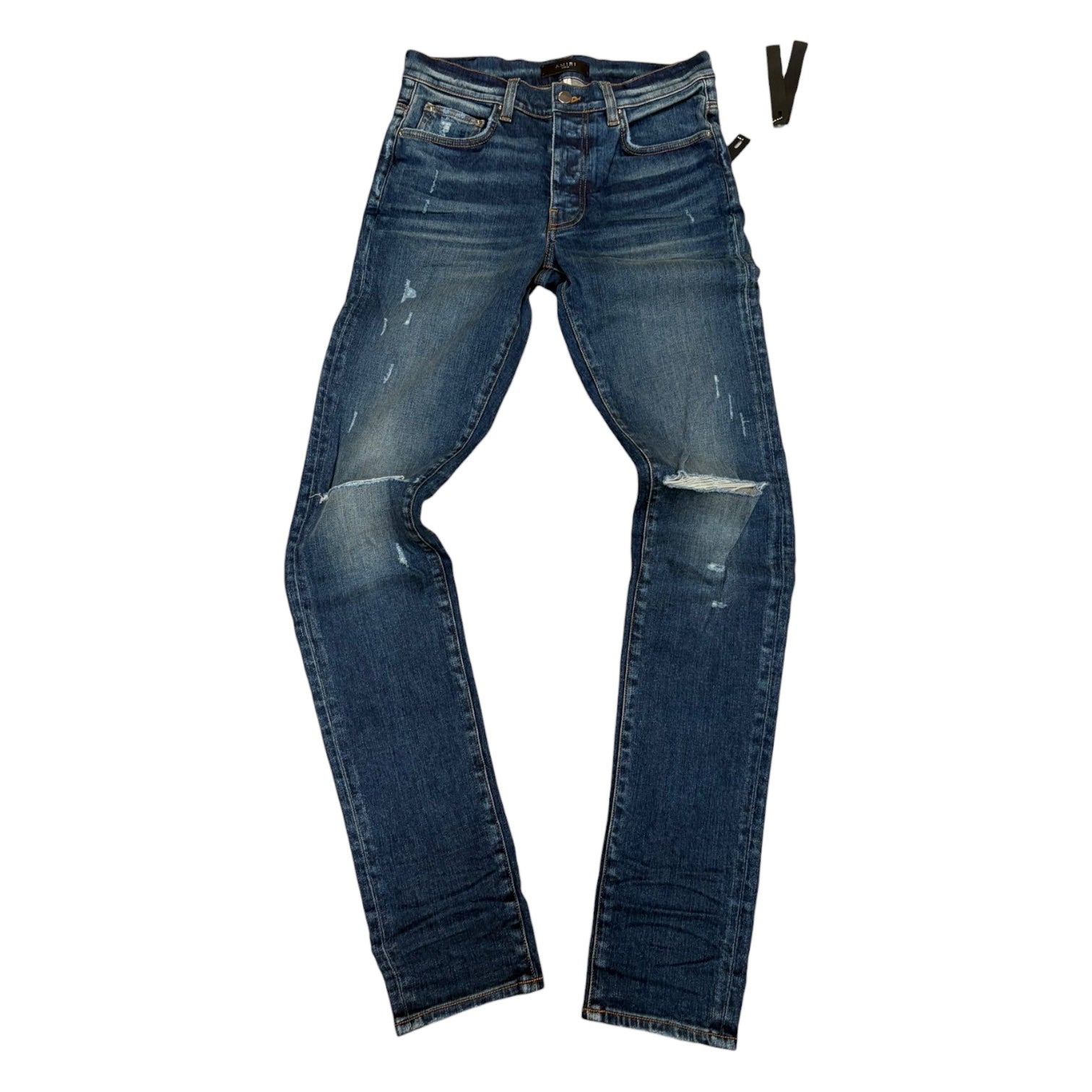 Amiri Deep Classic Slash Jeans