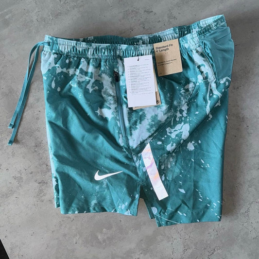 Nike Teal Division Splash 4 Inch Challenger Shorts