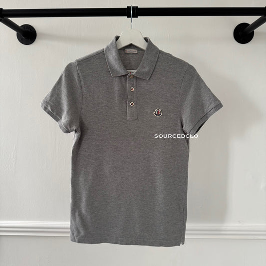 Moncler Grey Polo Shirt