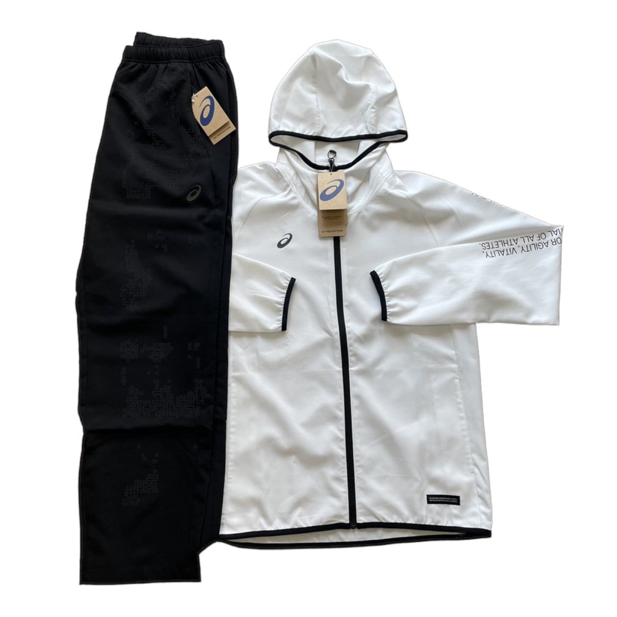 Asics White Agility Tracksuit