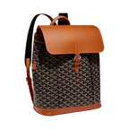 Goyard Alpin MM Backpack Black Tan