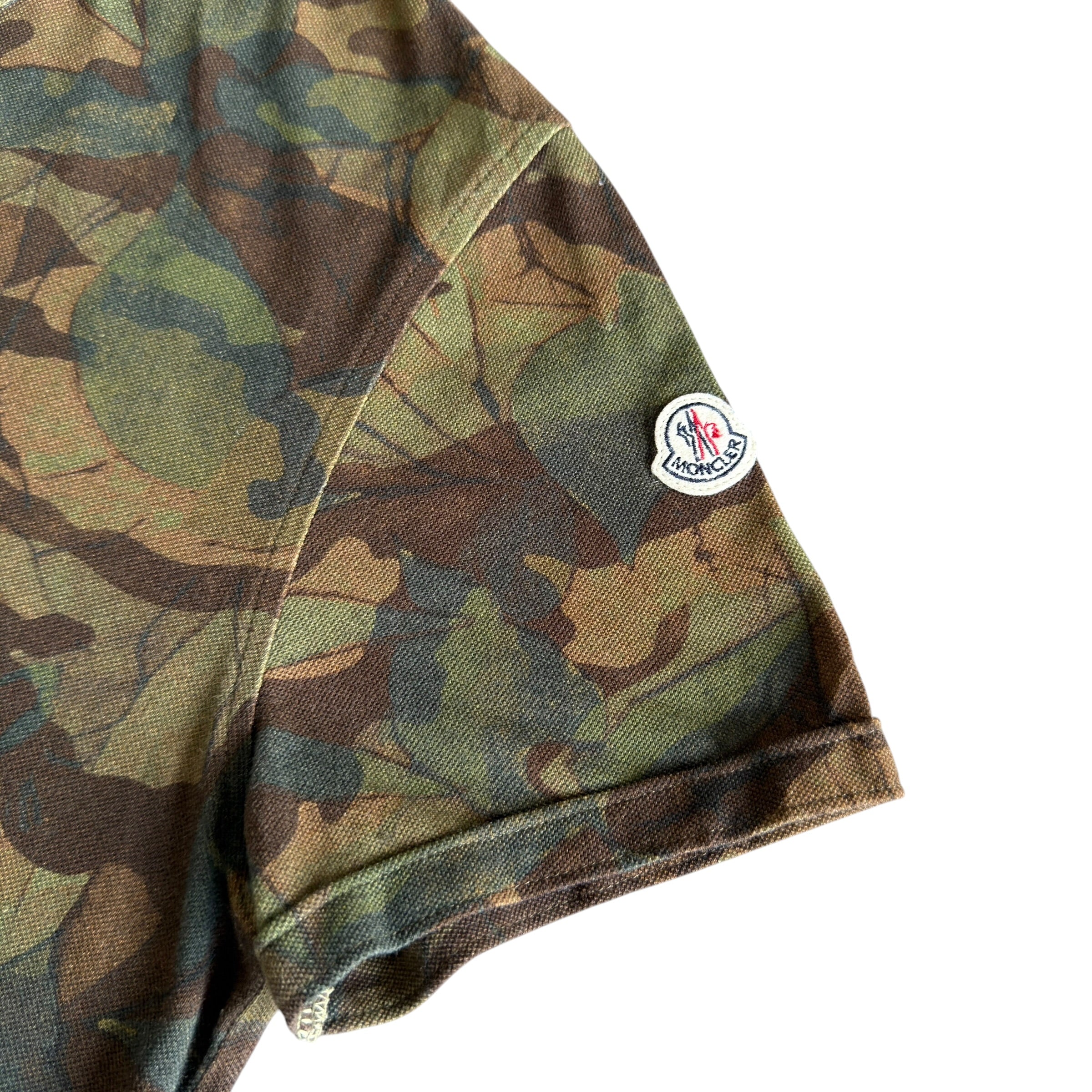 Moncler Camouflage Polo Shirt