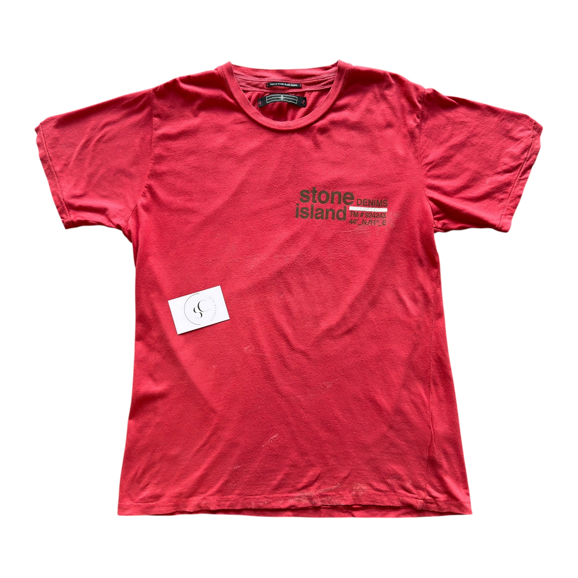 Stone Island Denims Red T Shirt