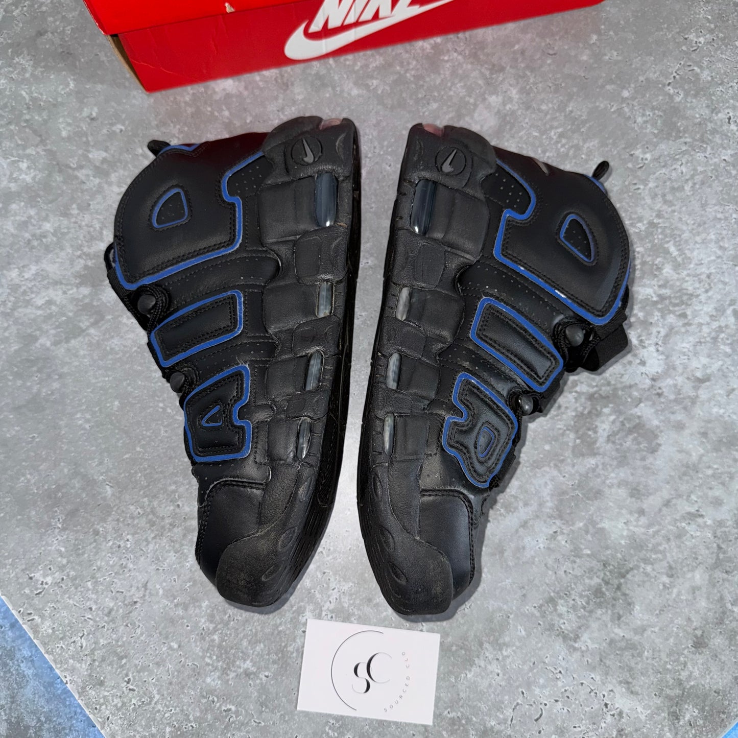 Nike Air More Uptempo 96 OG Black Blue Trainers
