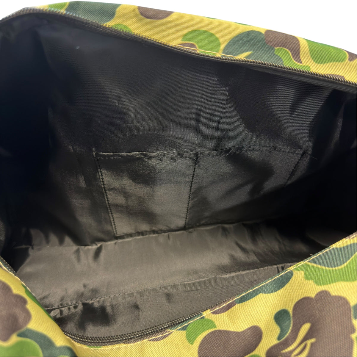 A Bathing Ape Bape Camouflage Duffle Bag