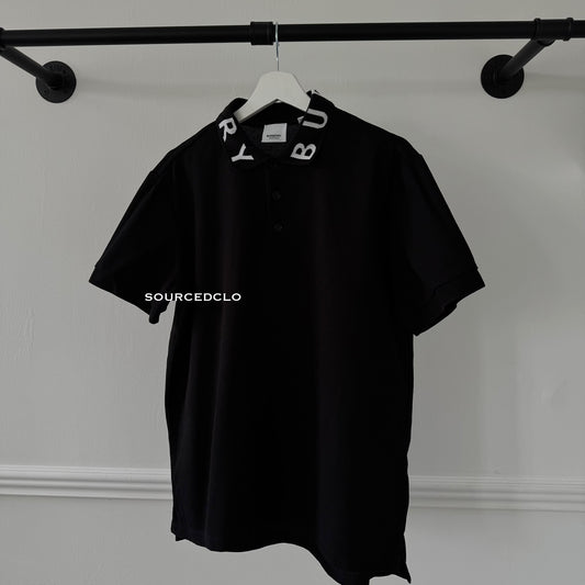 Burberry Ryland Black Polo Shirt