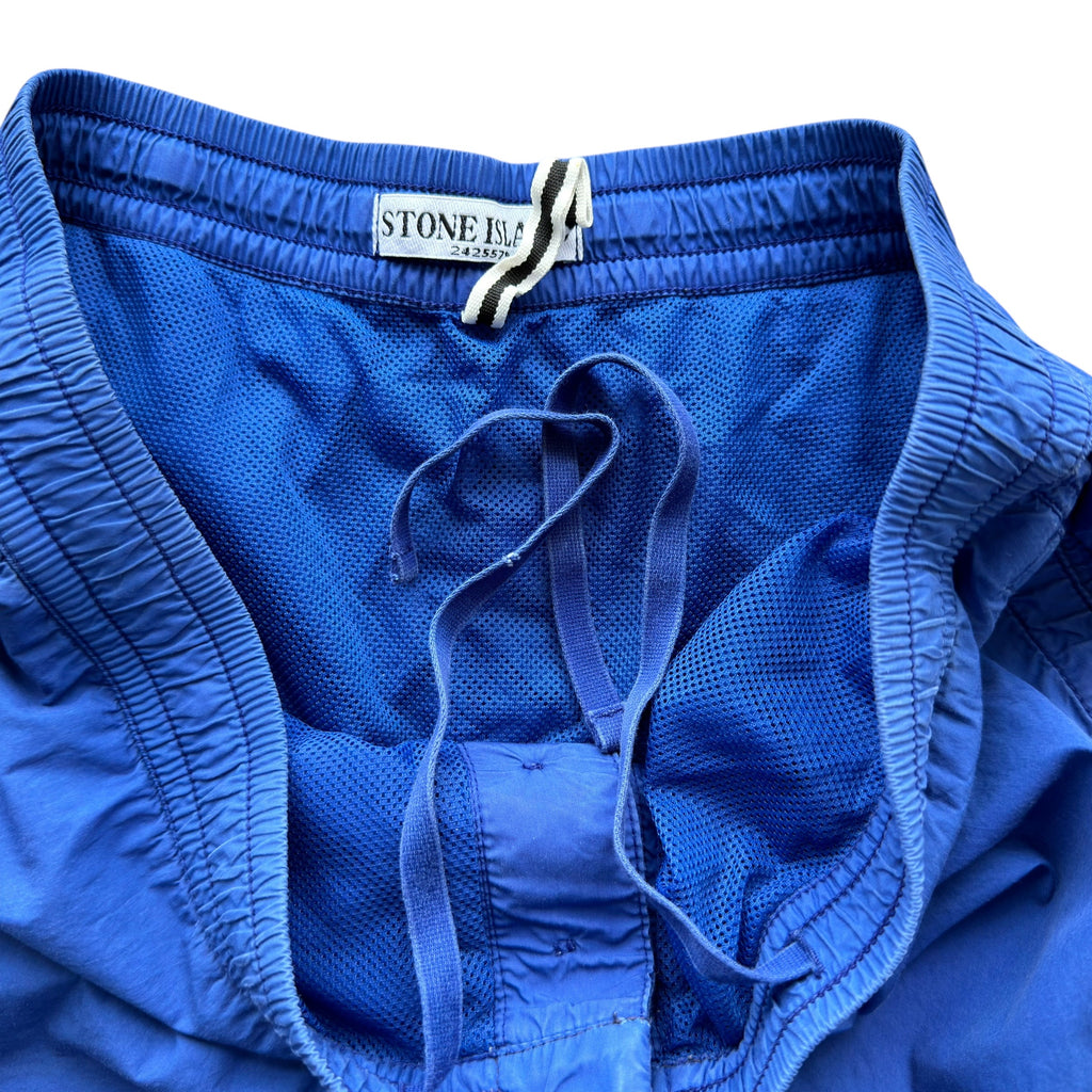 Stone Island Blue Cargo Shorts