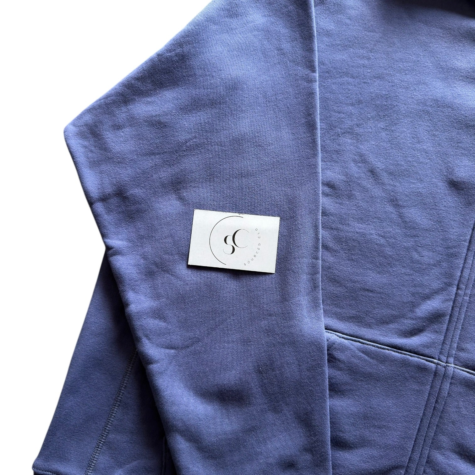 Gallery Dept Navy GD Relaxed Fit Zip Hoodie