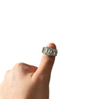 Custom Nike TN Silver Logo Ring
