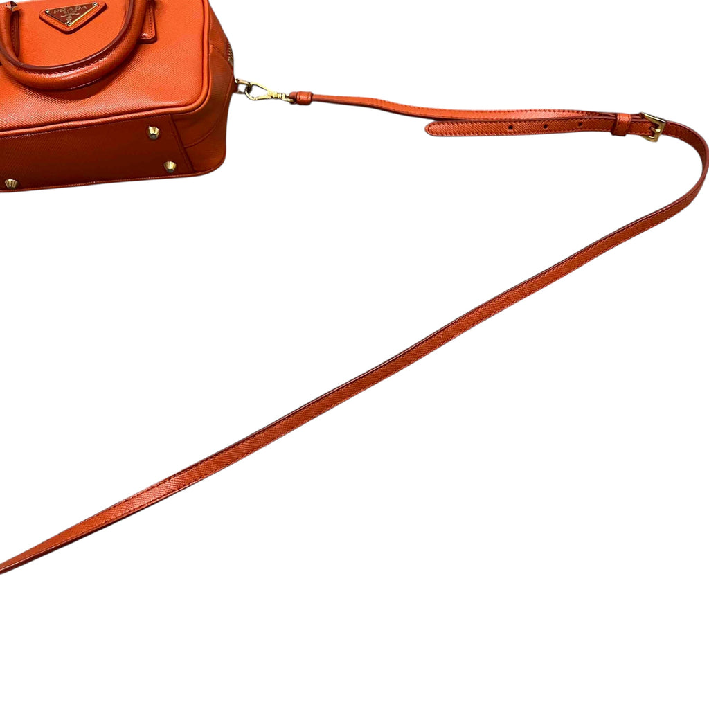 Prada Saffiano Mini Crossbody Orange Bag (PRE ORDER)