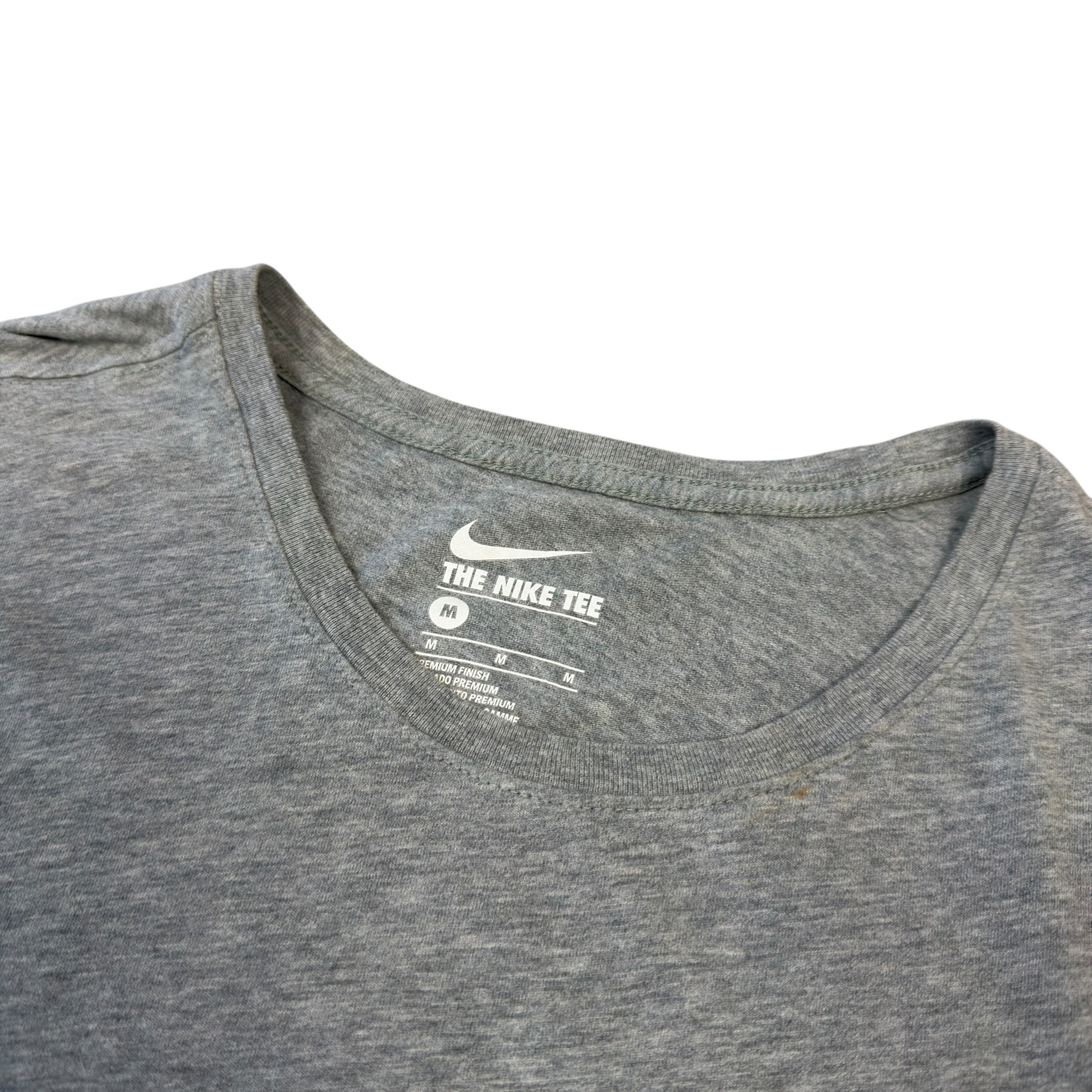 Nike TN Grey Large Logo T Shirt – Sourcedclo