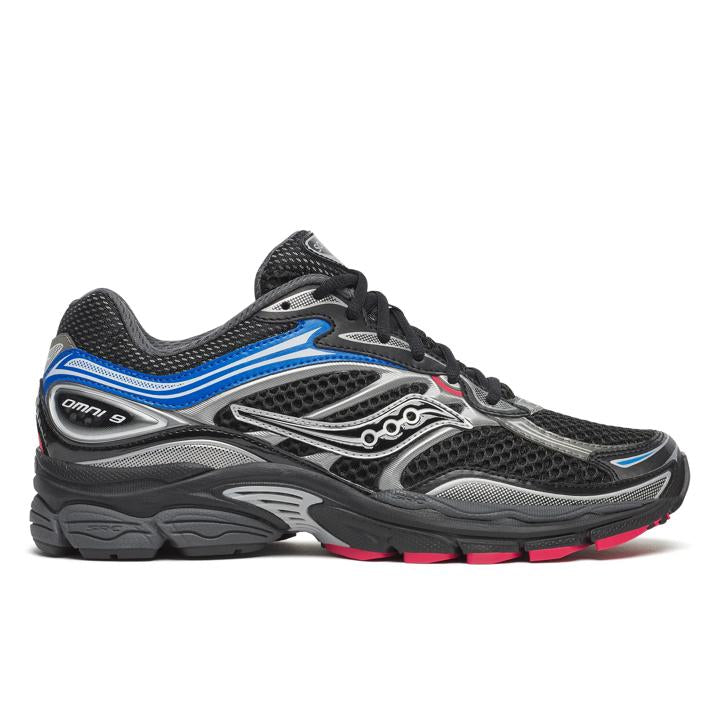 Saucony Pro Grid Omni 9 Black Multicolour Trainers