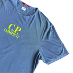 CP Company Blue Eclipse Logo T Shirt