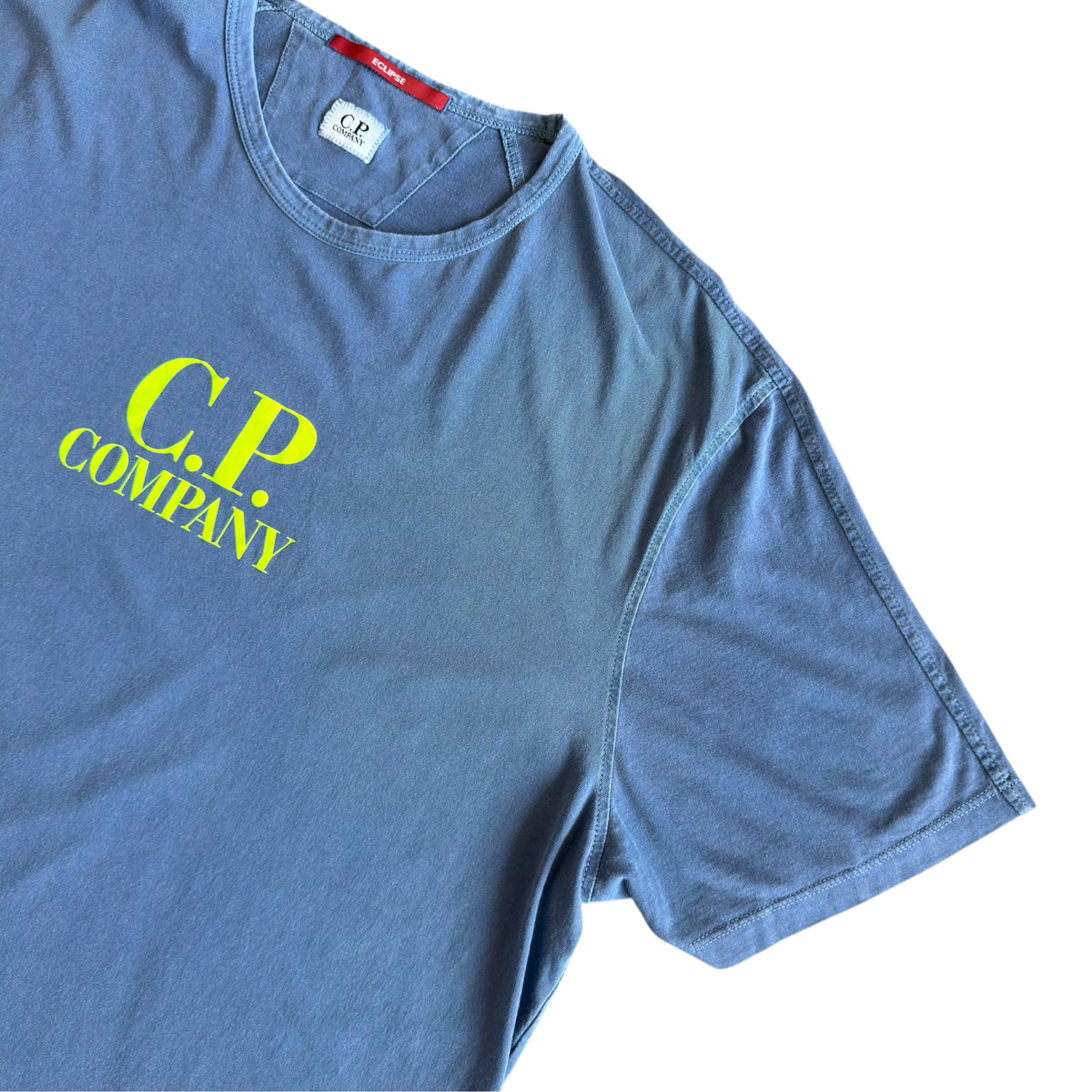 CP Company Blue Eclipse Logo T Shirt