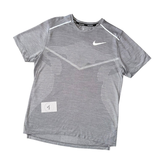 Nike Grey Tech Knit Miler T Shirt