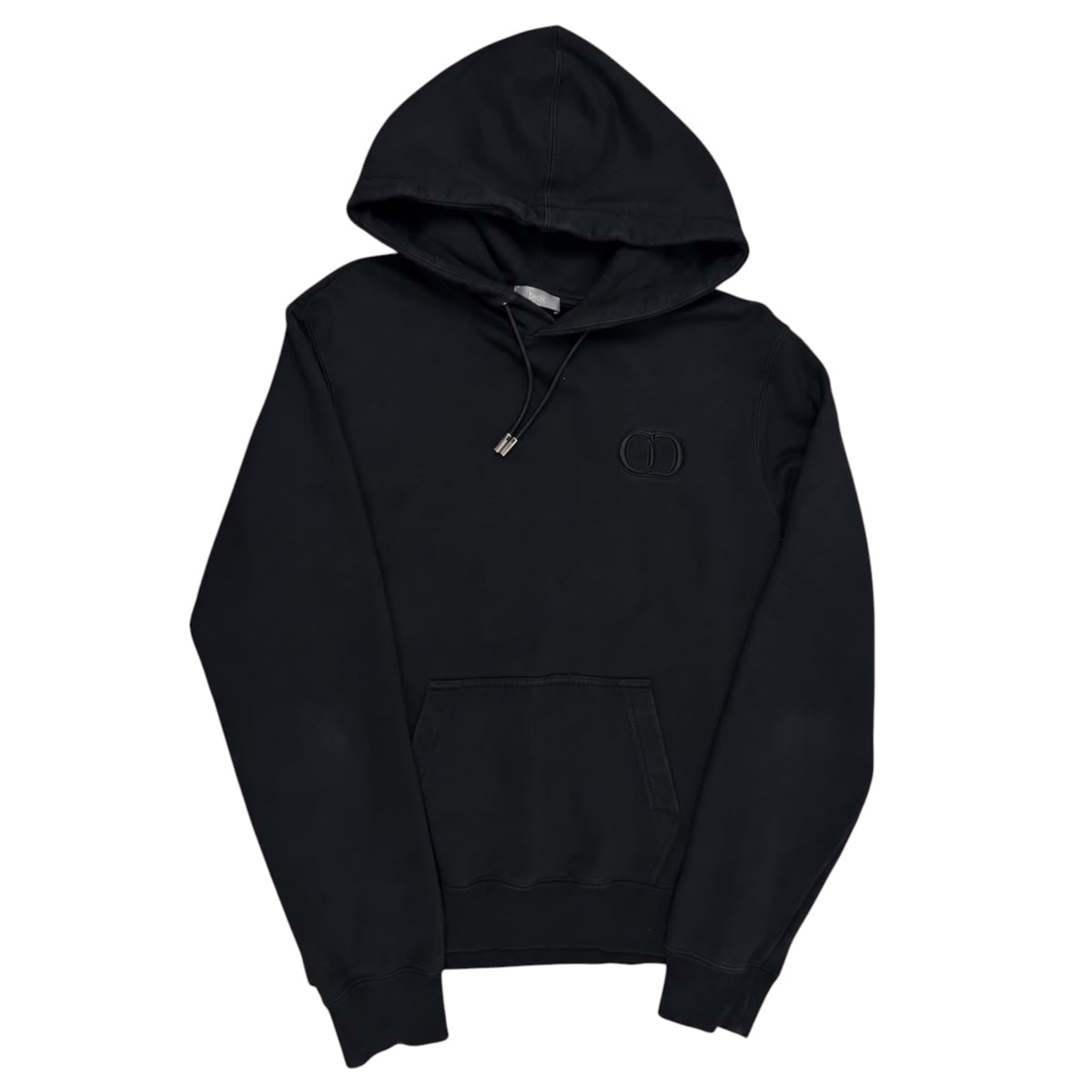 Dior Black CD Icon Logo Hoodie