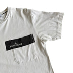 Stone Island Block White Logo Pocket T Shirt