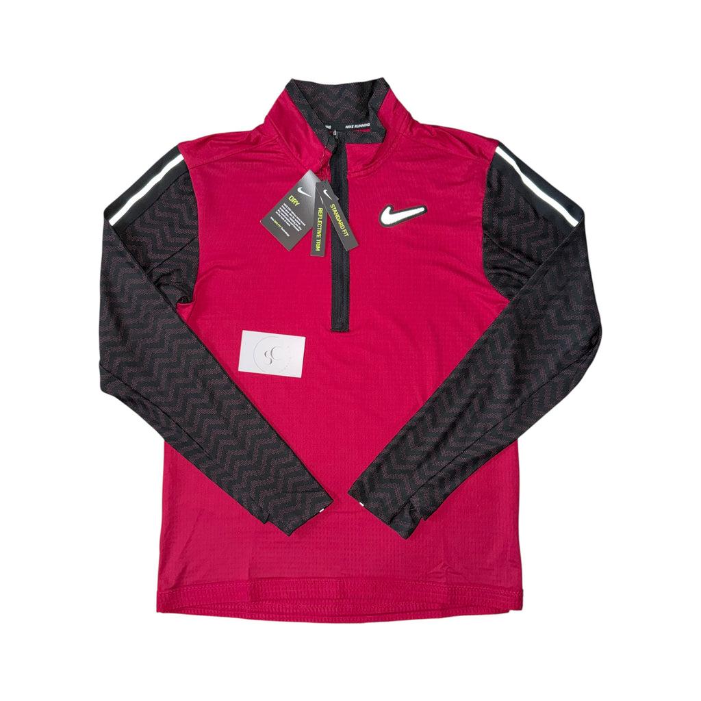 Nike Red Wild Run Element Half Zip