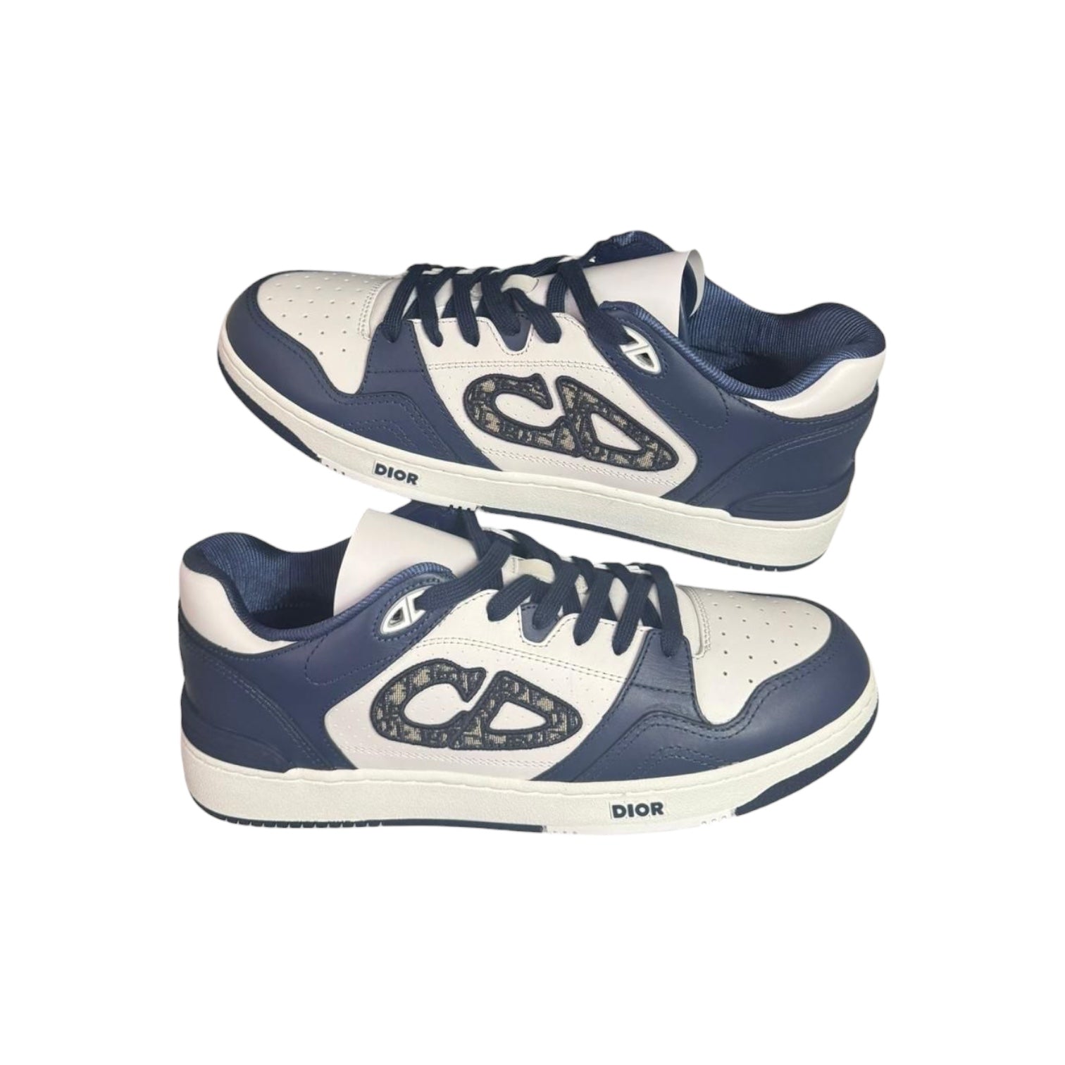 Dior B57 Navy Low Top Trainers