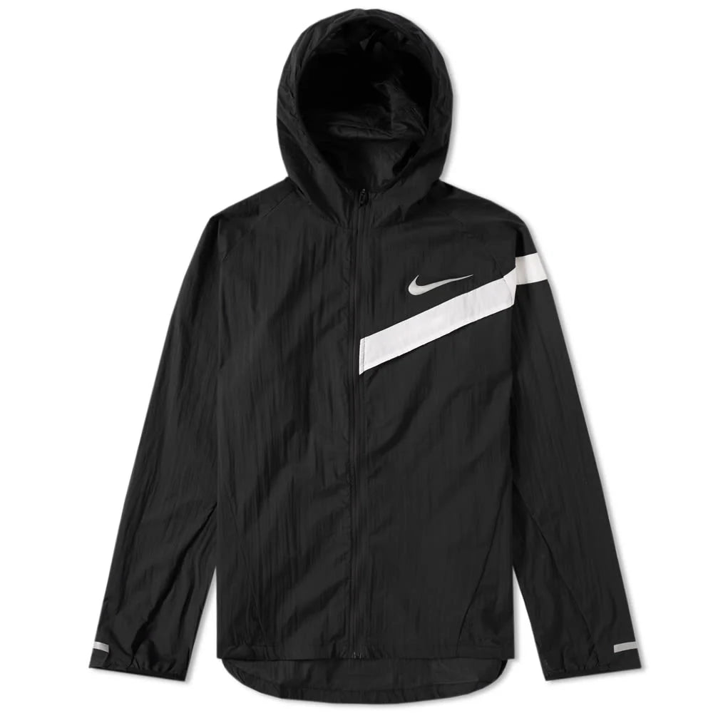 Nike Black Impossibly Light Running Windbreaker