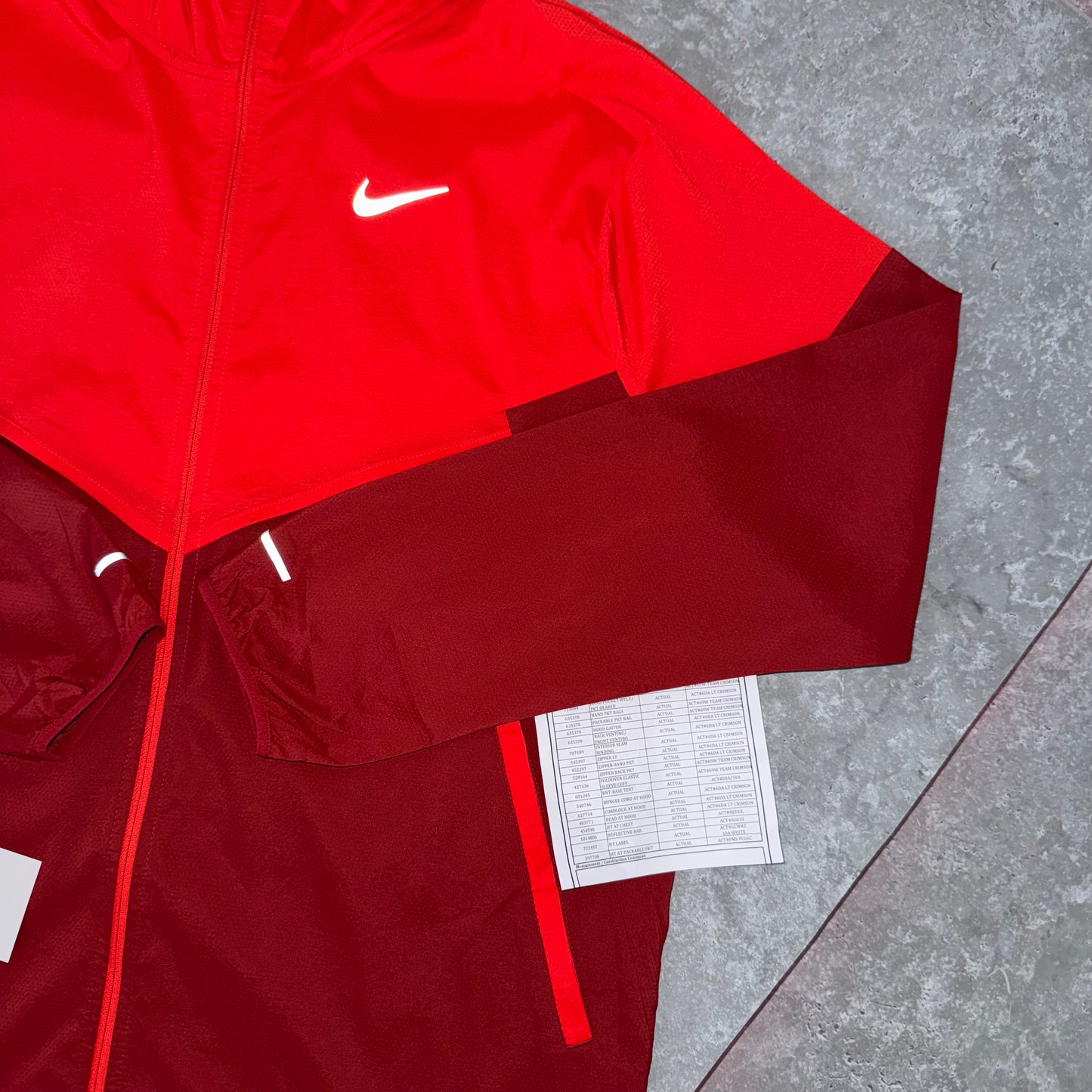 Nike Light Crimson Sample Windbreaker