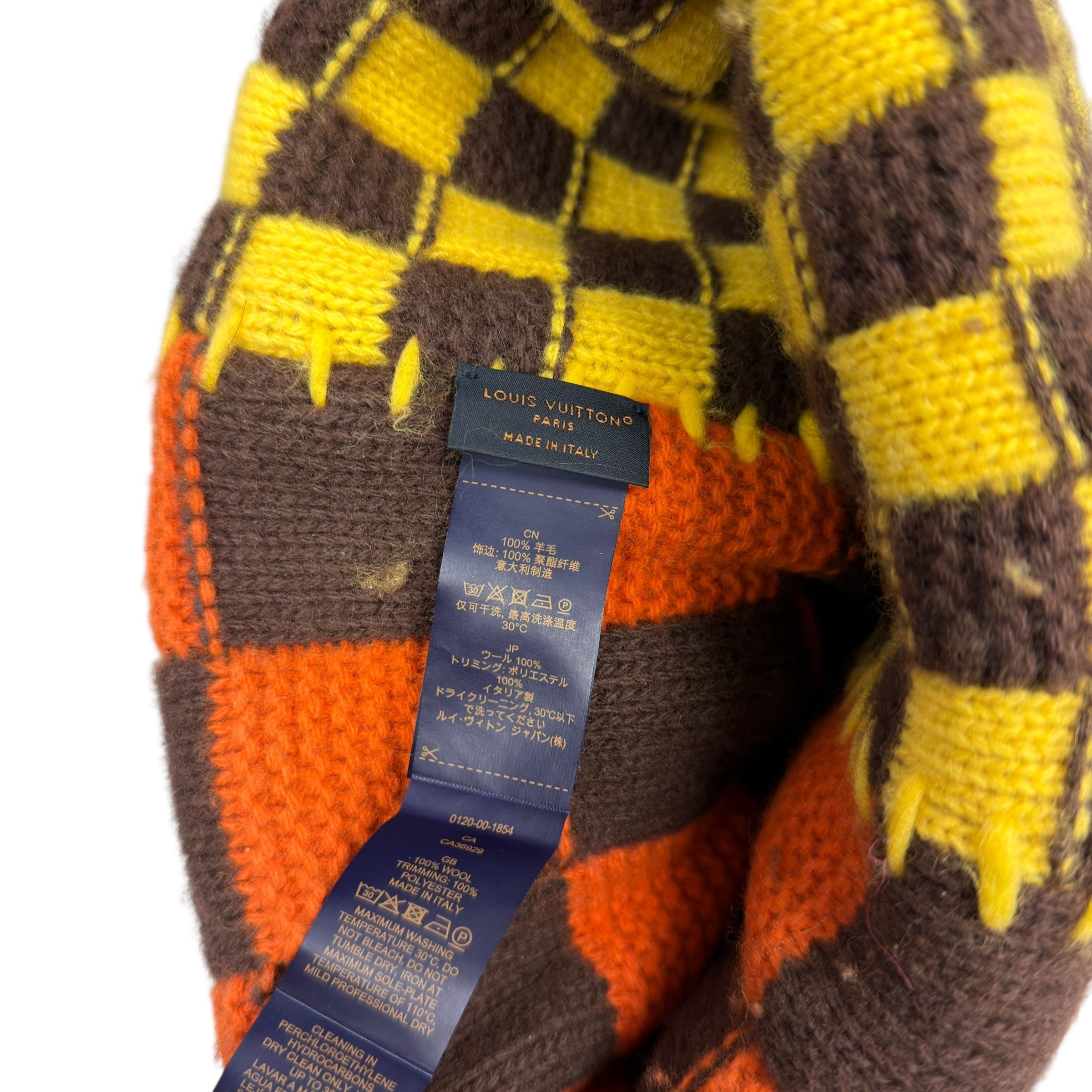 Louis Vuitton Pop Damier Knit Beanie (PRE ORDER)