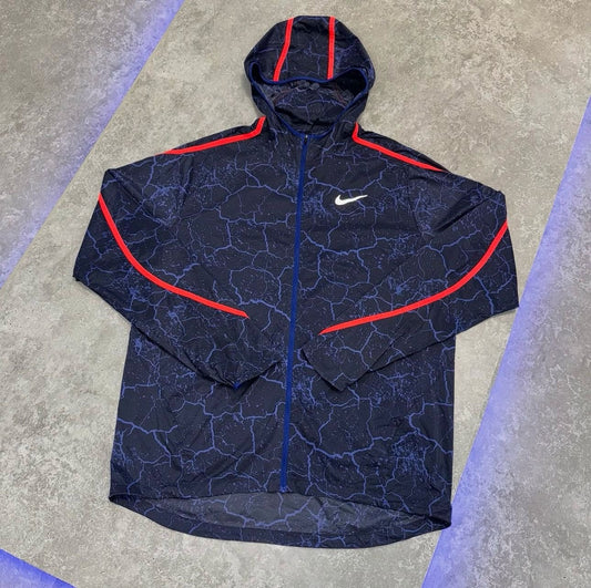 Nike Navy Crackling Windbreaker