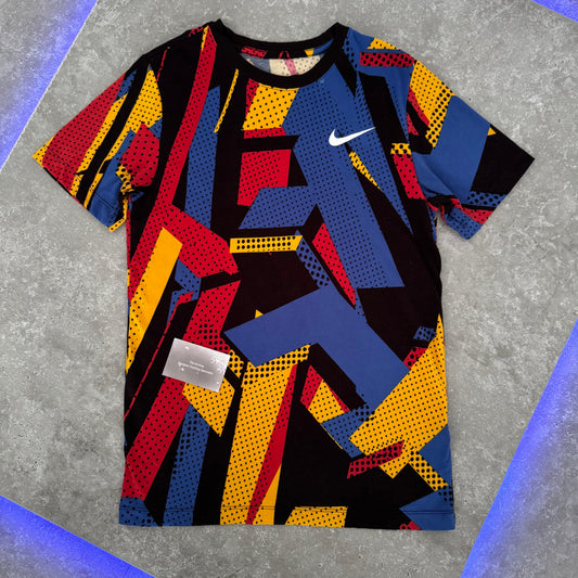 Nike Geometric Print Miler T Shirt