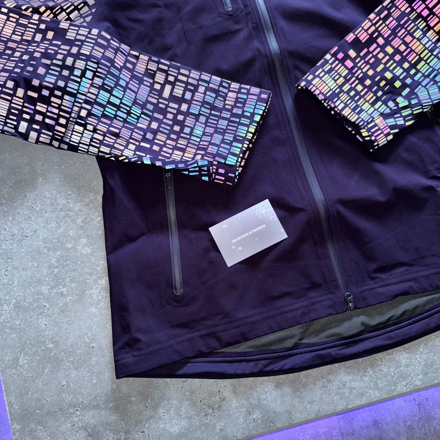 Nike Purple Rainbow Reflective Shield Jacket