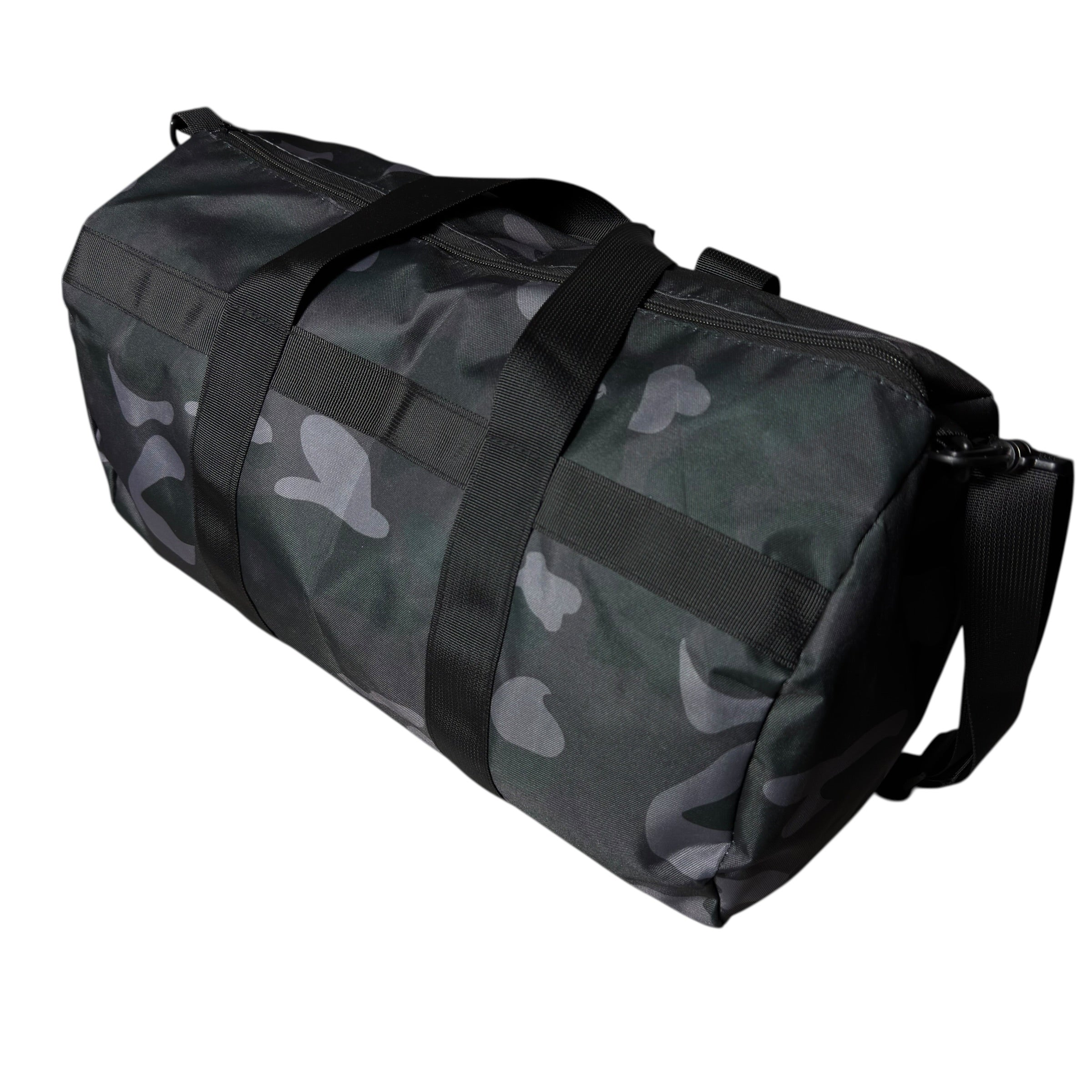 A Bathing Ape Bape Black Camo Duffle Bag