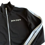 Palm Angels Black Zip Track Jacket