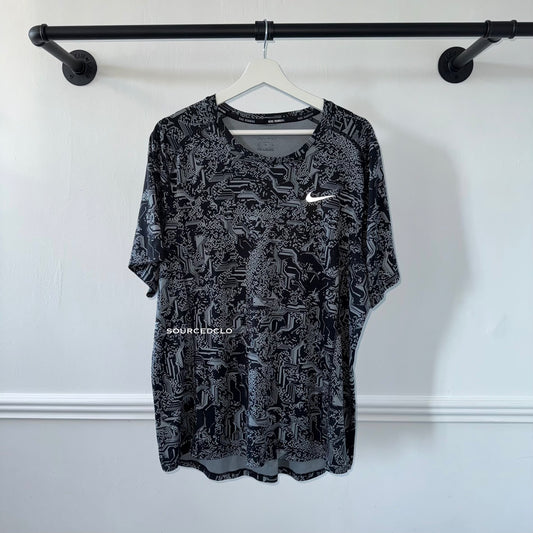 Nike Grey Digital Miler T Shirt