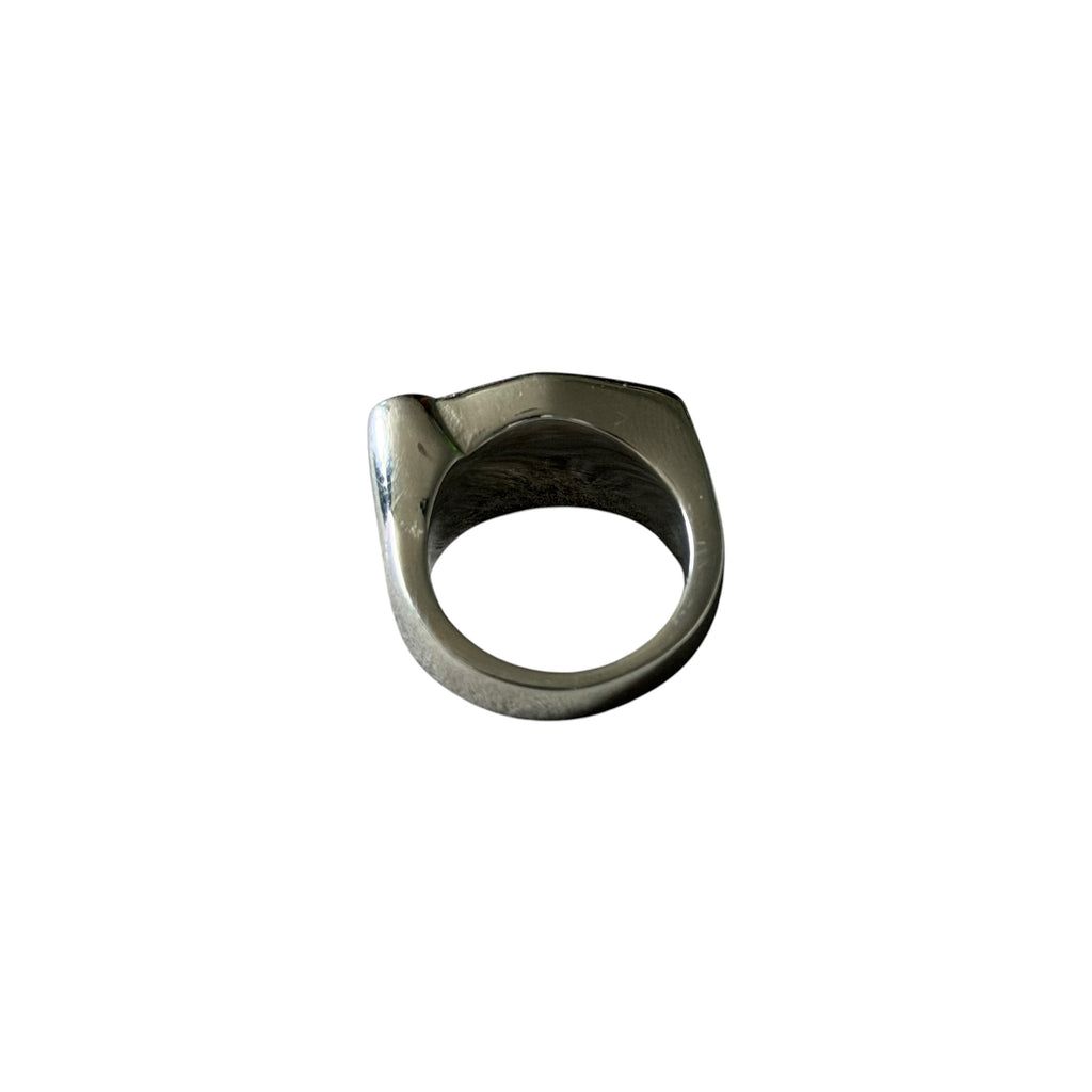 Custom Nike TN Silver Logo Ring