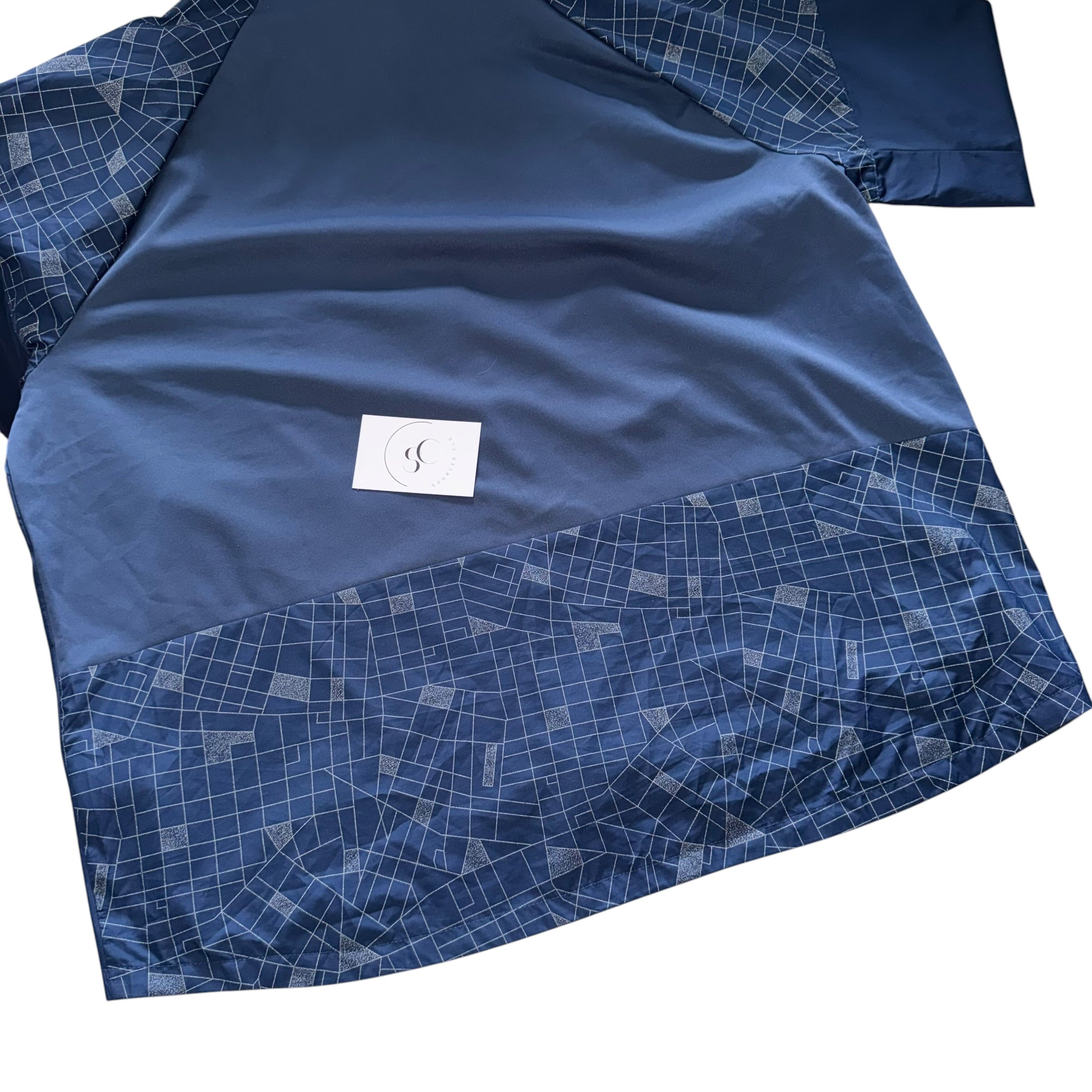 Nike Navy Running Division Grid Windbreaker