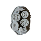 A Bathing Ape Bape Grey Silicone Ice Cube Tray