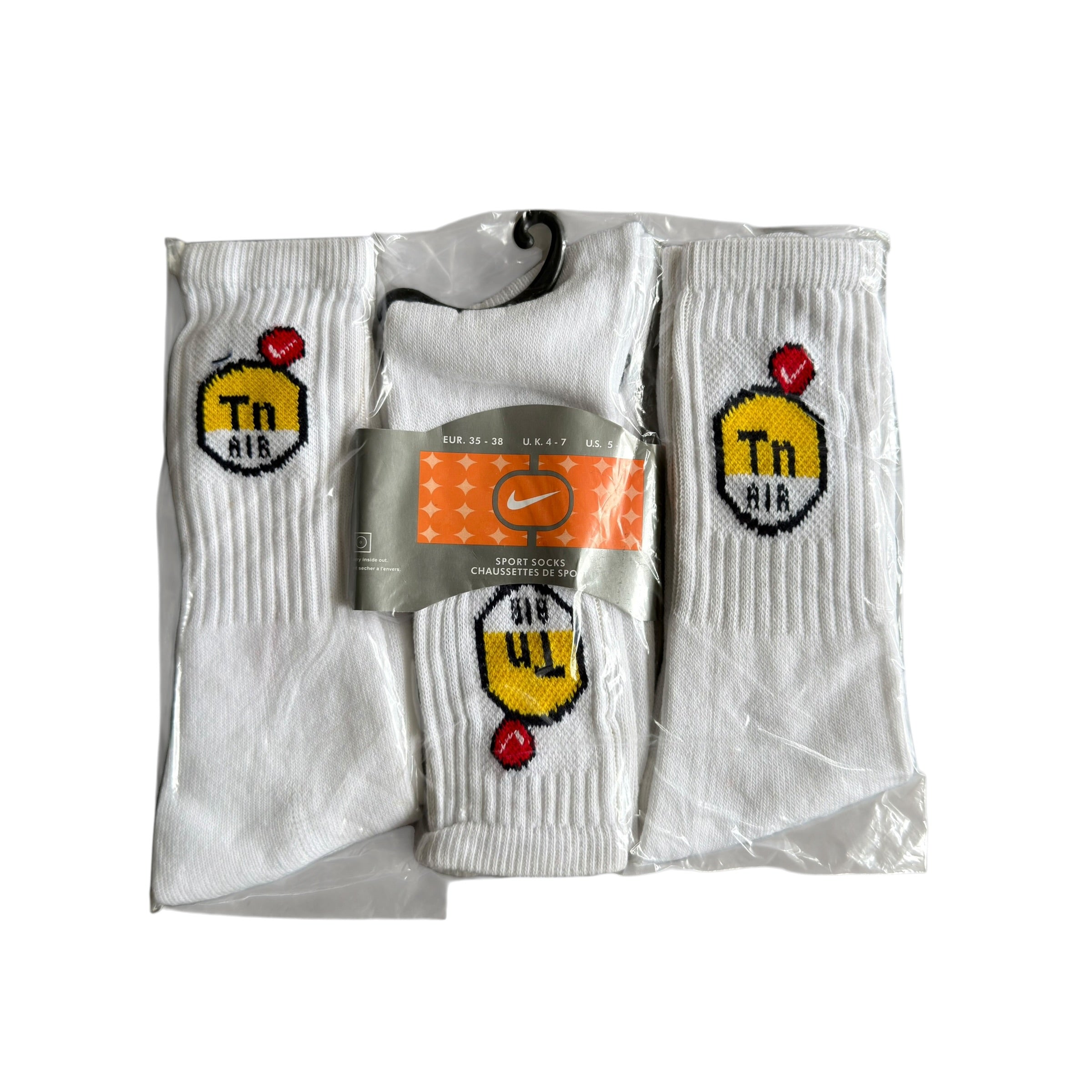 Y2K Nike TN White Sport Socks
